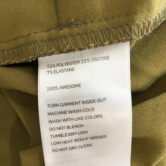 FIGS Oversized Olive Green RAFAELA Mandarin Collar Medical Scrub Top Shirt - Picture 3 of 11